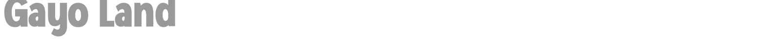 Gayo Land font preview